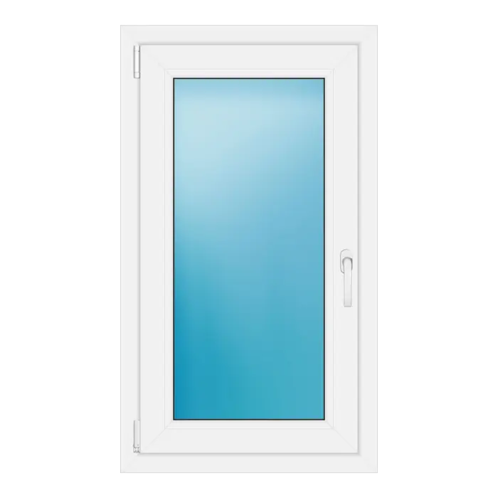 Einflügeliges Kunststofffenster 62x108 cm Weiß