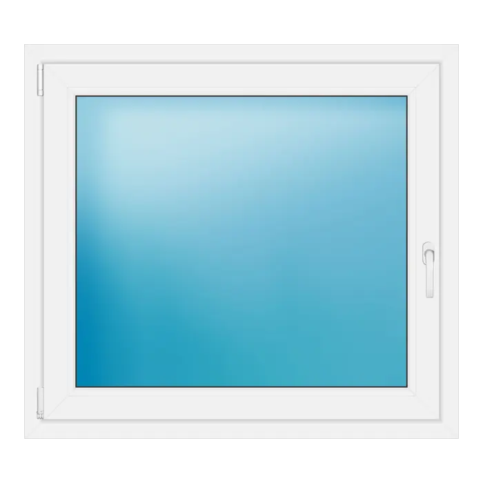 Einflügeliges Kunststofffenster 108x98 cm Weiß