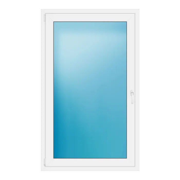 Einflügeliges Kunststofffenster 100x164,5 cm Weiß