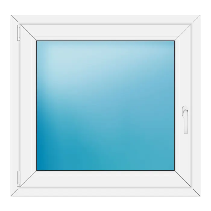 Einflügeliges Kunststofffenster 94x90 cm Weiß