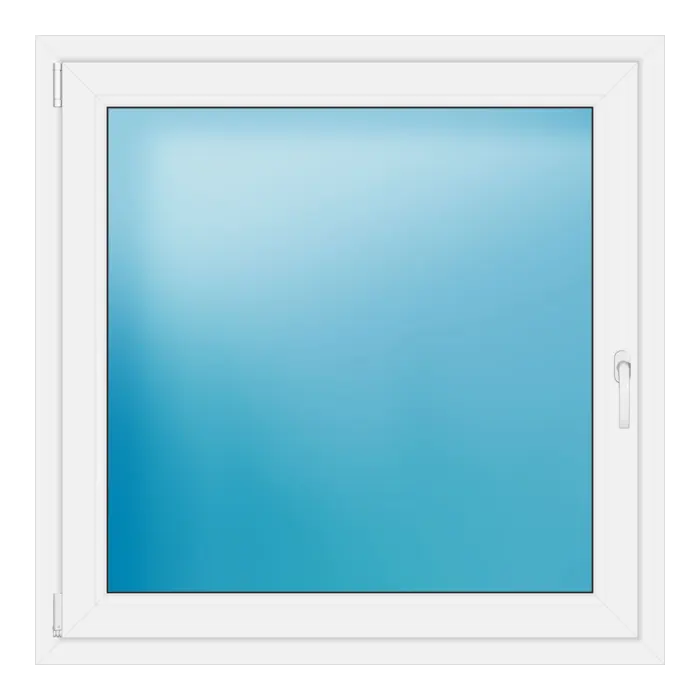 Einflügeliges Kunststofffenster 112x112 cm Weiß