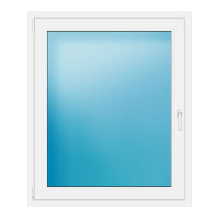Einflügeliges Kunststofffenster 104x124 cm Weiß