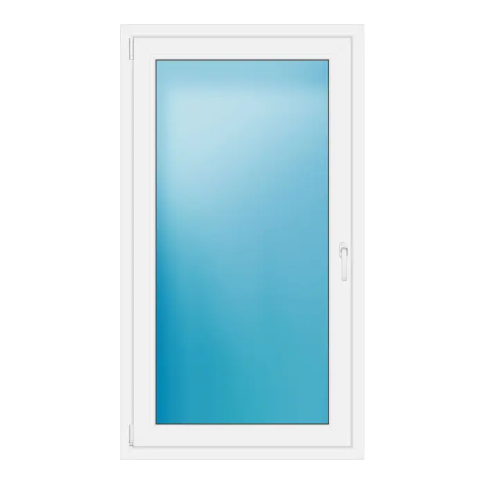 Einflügeliges Kunststofffenster 88x157 cm Weiß