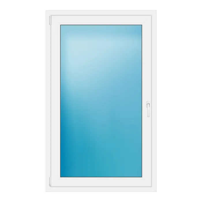 Einflügeliges Kunststofffenster 96,5x158 cm Weiß