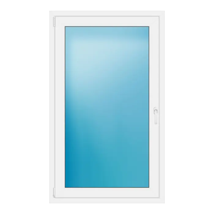 Einflügeliges Kunststofffenster 94x157 cm Weiß