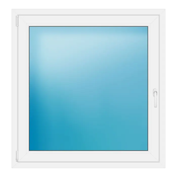 Einflügeliges Kunststofffenster 113x117 cm Weiß