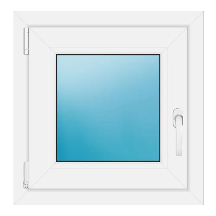 Einflügeliges Kunststofffenster 56x57 cm Weiß