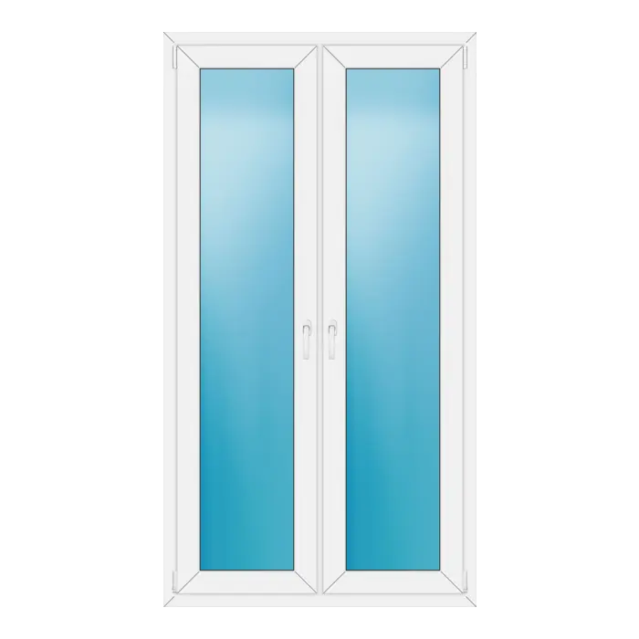 Terrassentür 110x202 cm Weiß