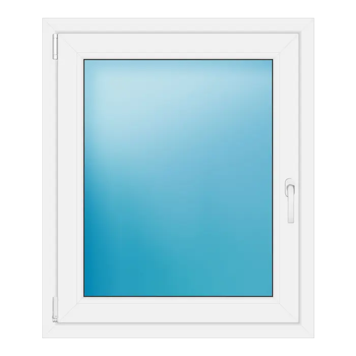 Einflügeliges Kunststofffenster 84x99 cm Weiß
