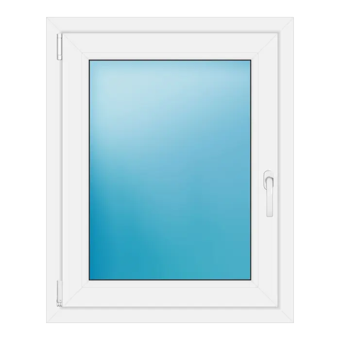 Einflügeliges Kunststofffenster 74x91,5 cm Weiß