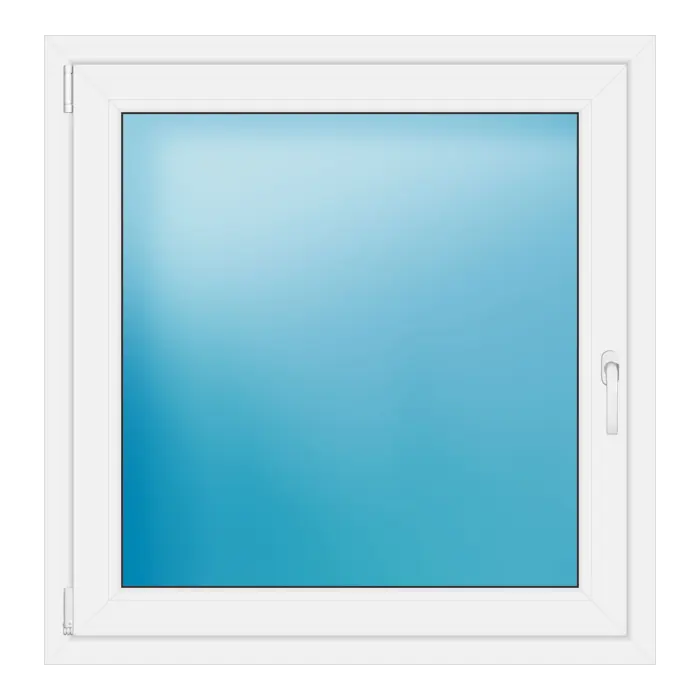 Einflügeliges Kunststofffenster 101x104 cm Weiß