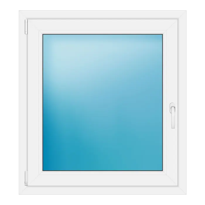 Einflügeliges Kunststofffenster 90x99 cm Weiß