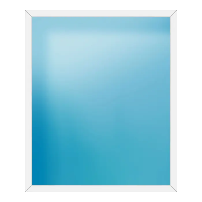 Festverglasung aus Kunststoff 182x218 cm Weiß