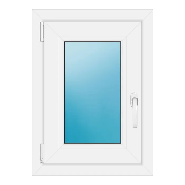 Einflügeliges Kunststofffenster 48x66 cm Weiß