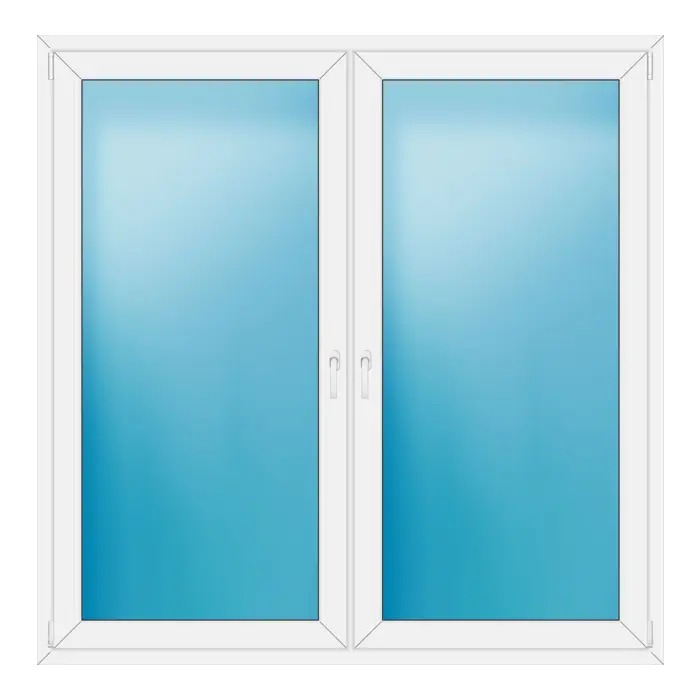 Terrassentür 180x181 cm Weiß