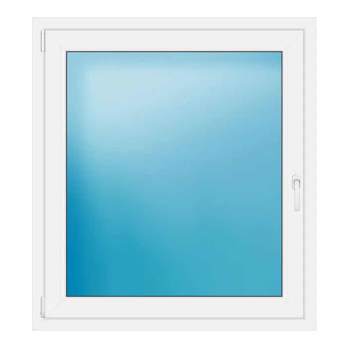 Einflügeliges Kunststofffenster 107x118 cm Weiß