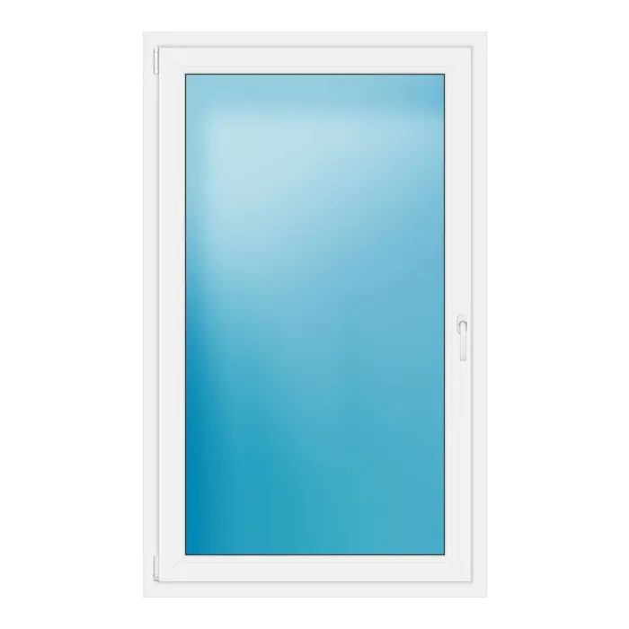Einflügeliges Kunststofffenster 104x171 cm Weiß