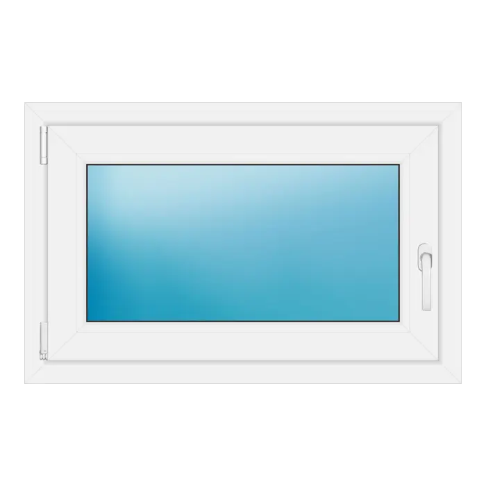 Einflügeliges Kunststofffenster 90x58 cm Weiß