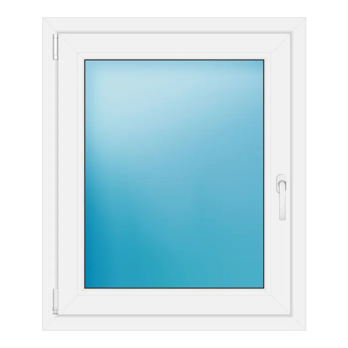 Einflügeliges Kunststofffenster 80x95 cm Weiß