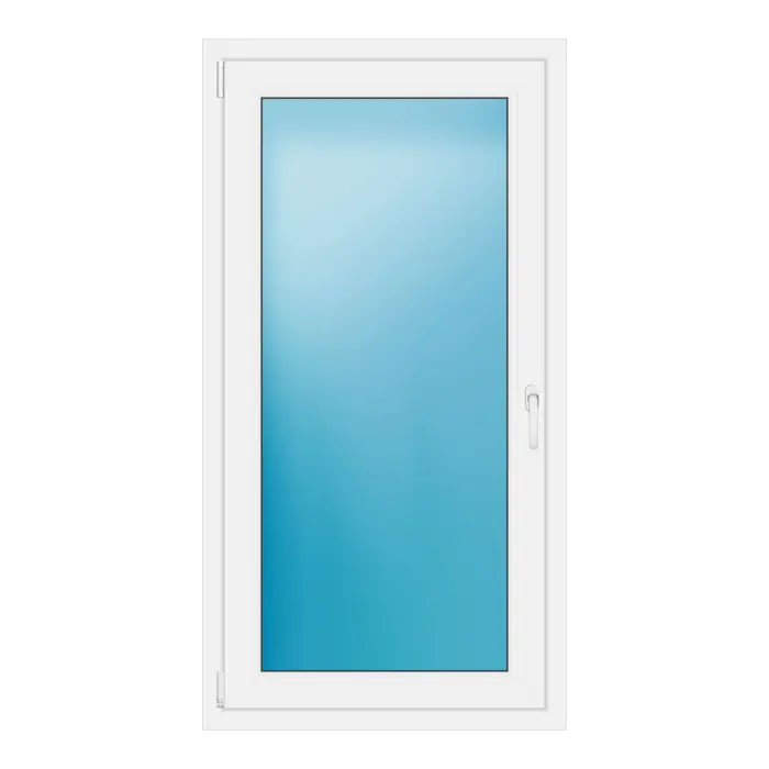 Einflügeliges Kunststofffenster 79x150 cm Weiß