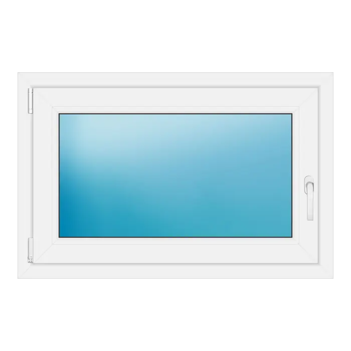 Einflügeliges Kunststofffenster 98x64 cm Weiß