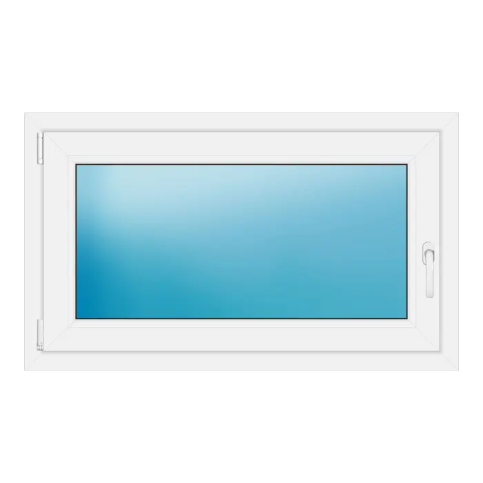 Einflügeliges Kunststofffenster 108x64 cm Weiß