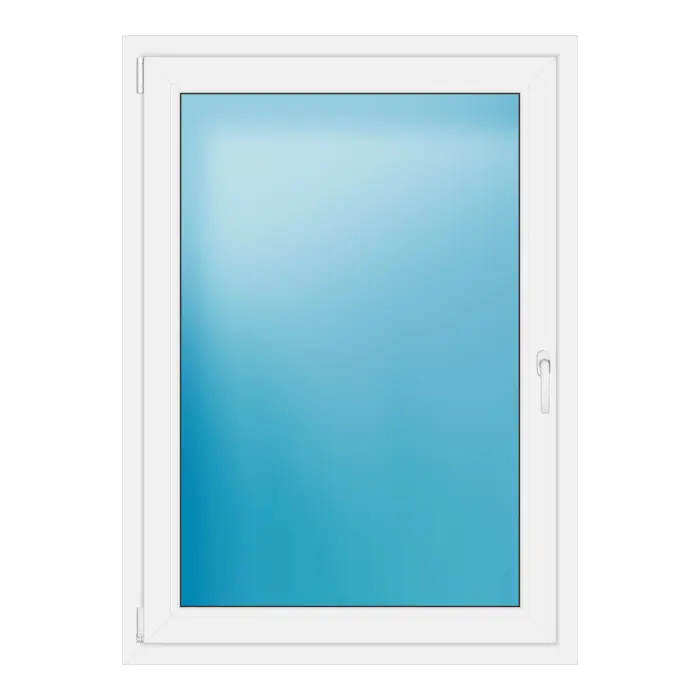 Einflügeliges Kunststofffenster 100,3x138,8 cm Weiß