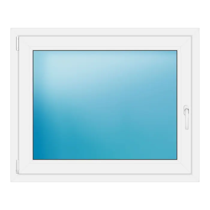 Einflügeliges Kunststofffenster 108x88 cm Weiß