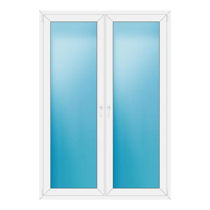 Terrassentür 150x216 cm Weiß