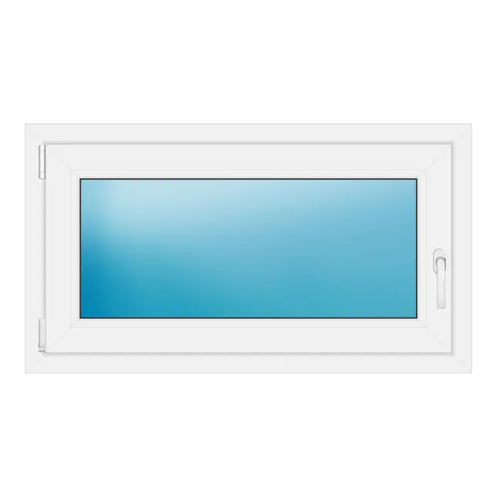 Einflügeliges Kunststofffenster 104x58 cm Weiß