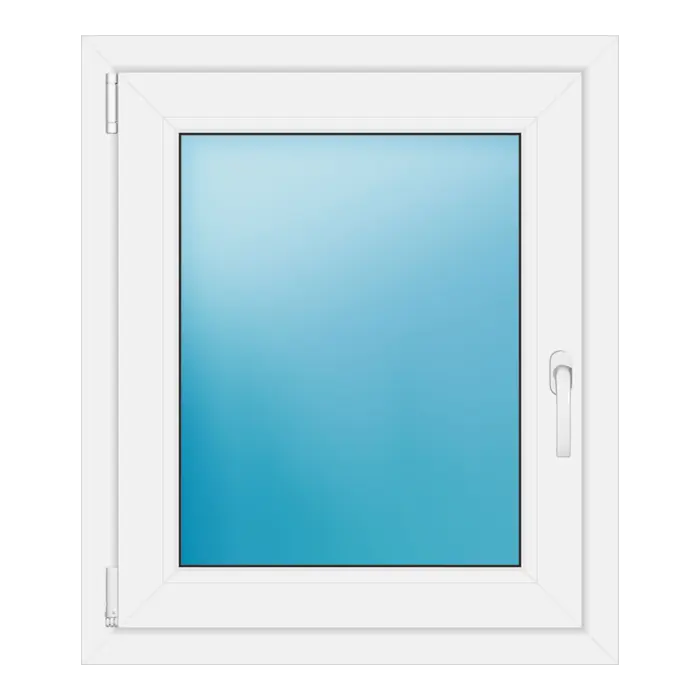 Einflügeliges Kunststofffenster 70x82 cm Weiß