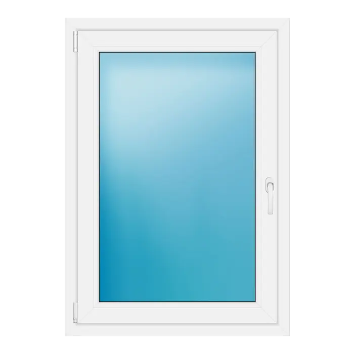 Einflügeliges Kunststofffenster 84x119 cm Weiß