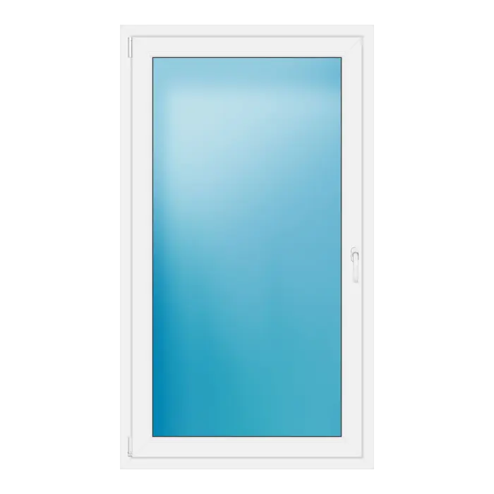 Einflügeliges Kunststofffenster 100x175 cm Weiß