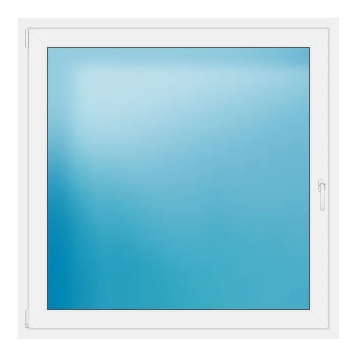 Einflügeliges Kunststofffenster 140x140 cm Weiß
