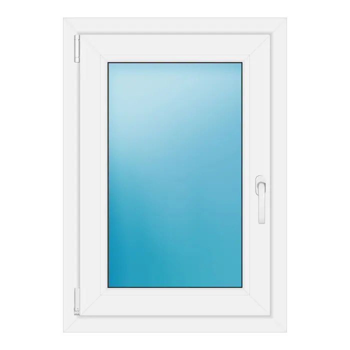 Einflügeliges Kunststofffenster 64x90 cm Weiß