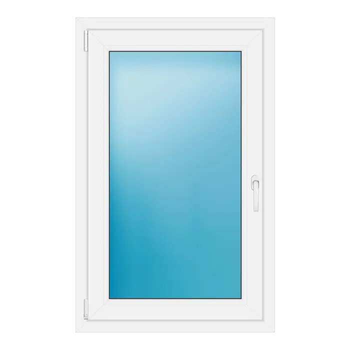 Einflügeliges Kunststofffenster 76x120 cm Weiß