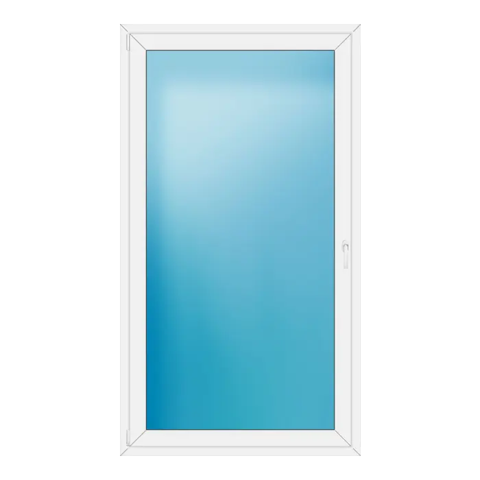 Balkontür 118x212 cm Weiß