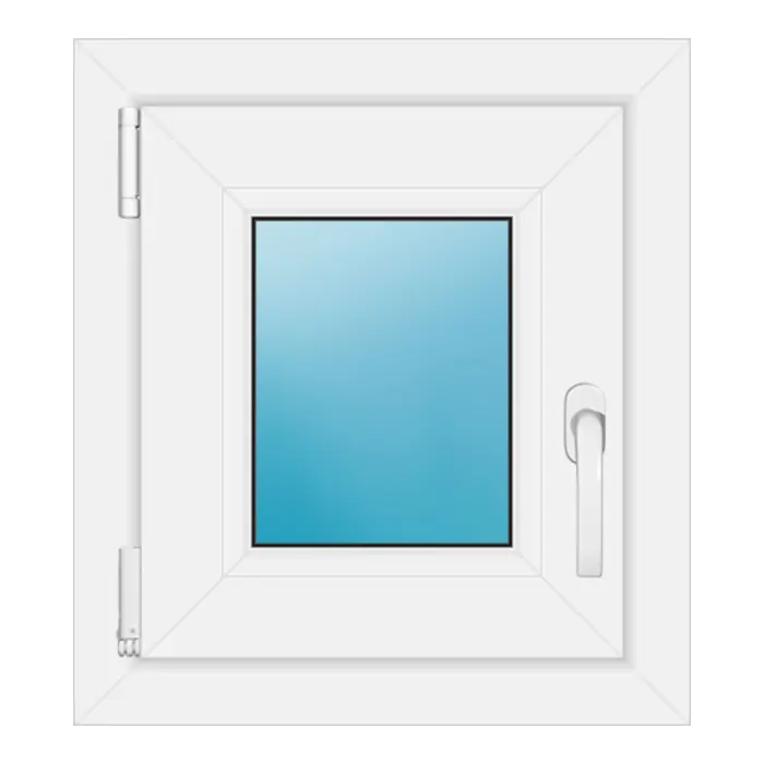 Einflügeliges Kunststofffenster 44x49 cm Weiß
