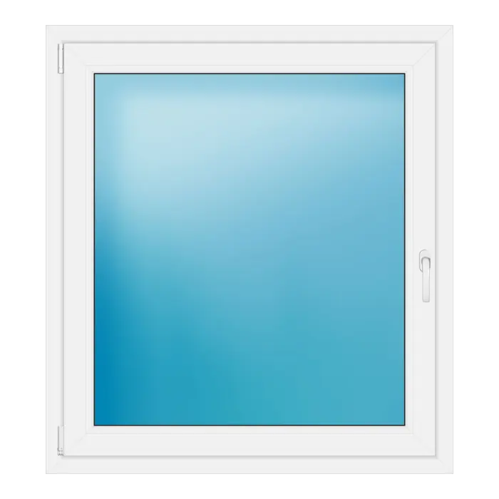 Einflügeliges Kunststofffenster 108x119 cm Weiß