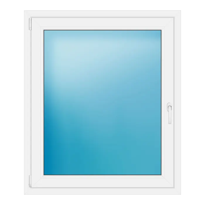 Einflügeliges Kunststofffenster 102x120 cm Weiß