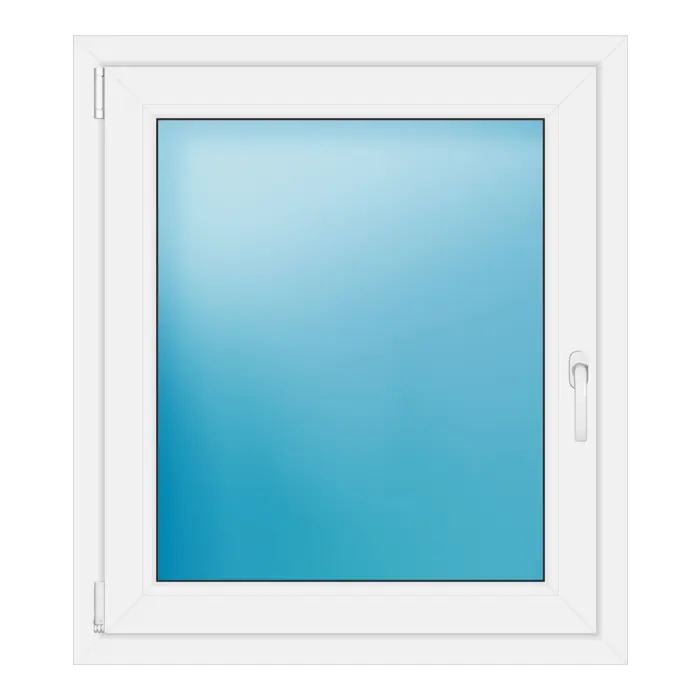 Einflügeliges Kunststofffenster 85x96,5 cm Weiß