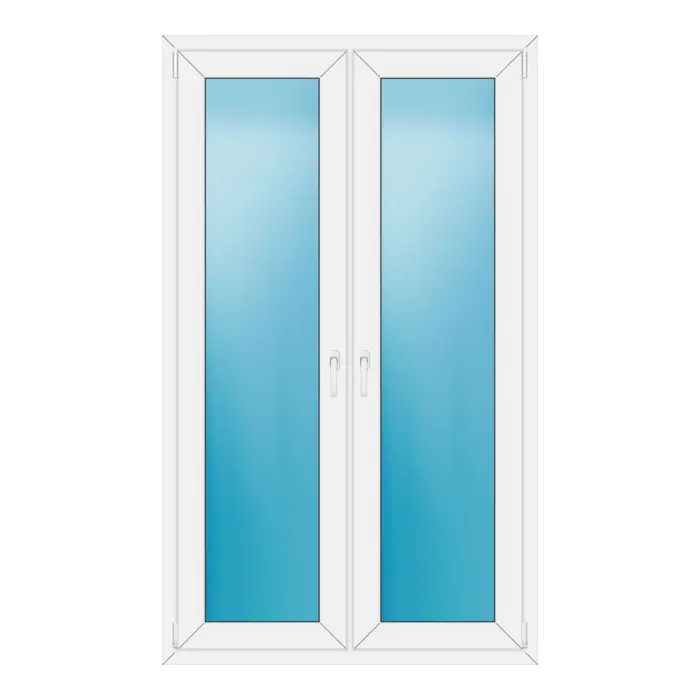 Terrassentür 112x188 cm Weiß