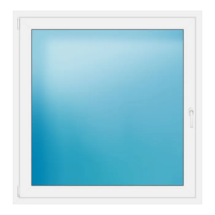 Einflügeliges Kunststofffenster 130x133 cm Weiß