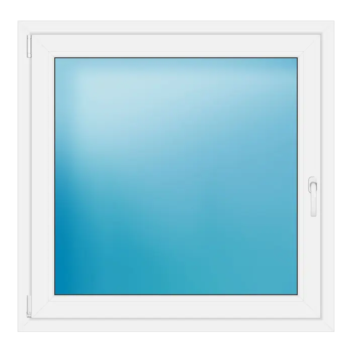 Einflügeliges Kunststofffenster 110x108 cm Weiß