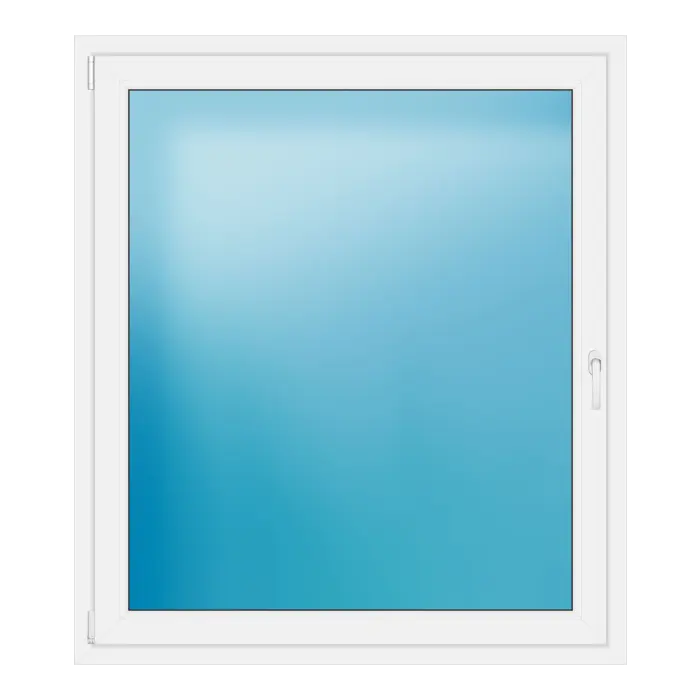 Einflügeliges Kunststofffenster 130x148 cm Weiß