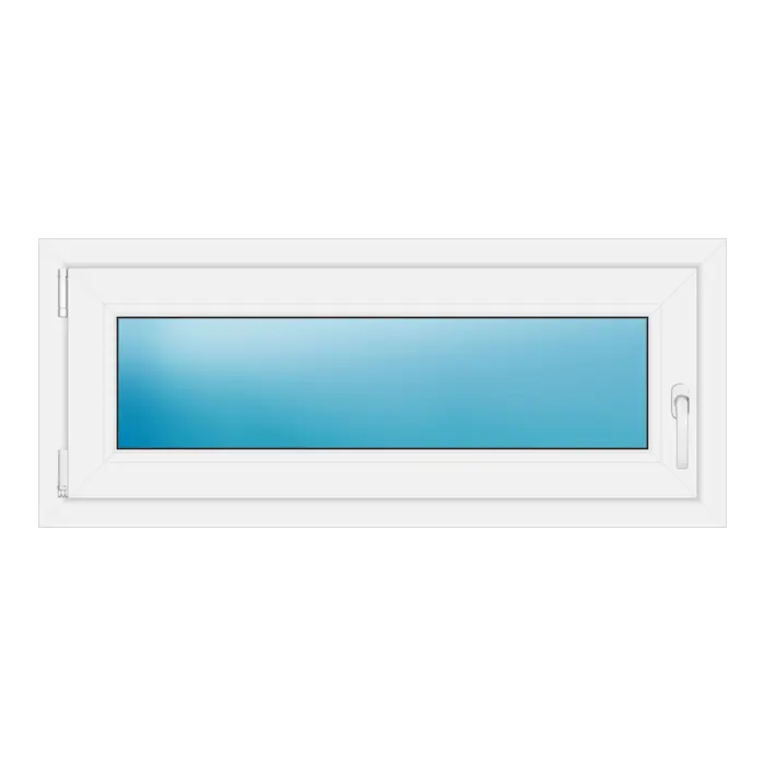 Einflügeliges Kunststofffenster 112x47 cm Weiß