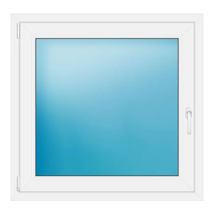 Einflügeliges Kunststofffenster 99x96,3 cm Weiß