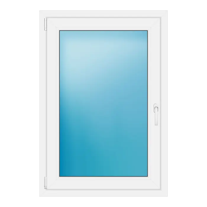 Einflügeliges Kunststofffenster 82x119 cm Weiß