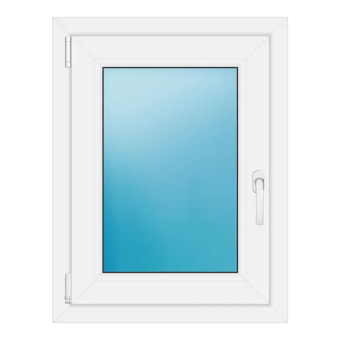 Einflügeliges Kunststofffenster 60x78 cm Weiß