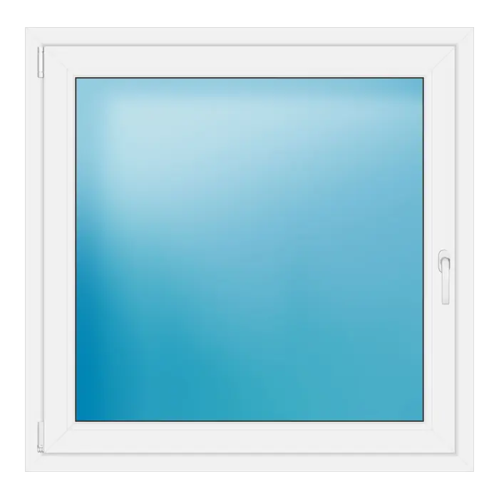 Einflügeliges Kunststofffenster 114x113 cm Weiß